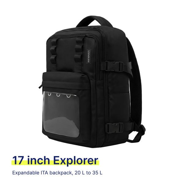 Expandable ITA Travel Backpack 17"
