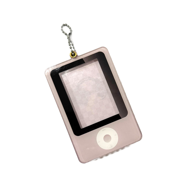 Music Player Photocard Holder by Pinbuds, front of the photocard holder