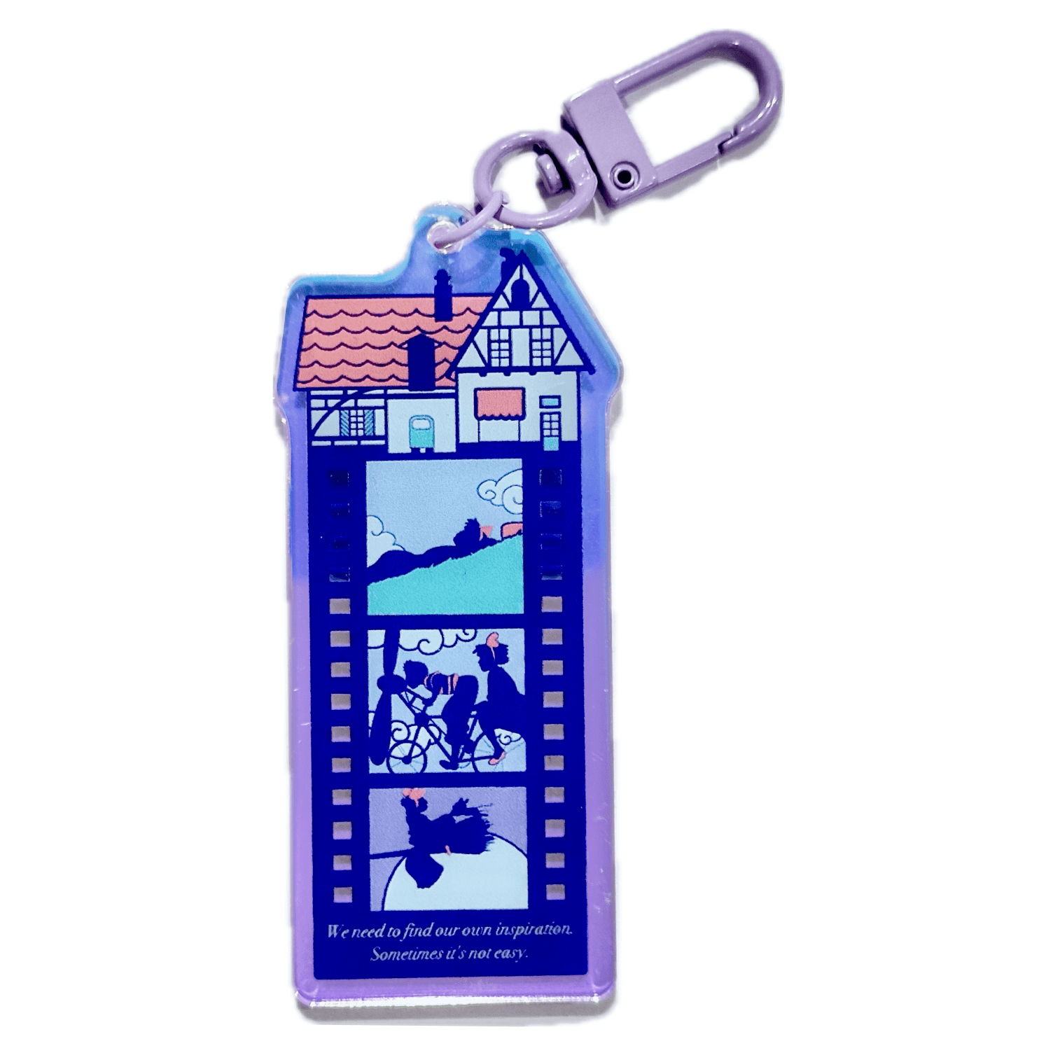 Pinbuds Charms & Keychains Magic Spirit film strip acrylic charm keychain