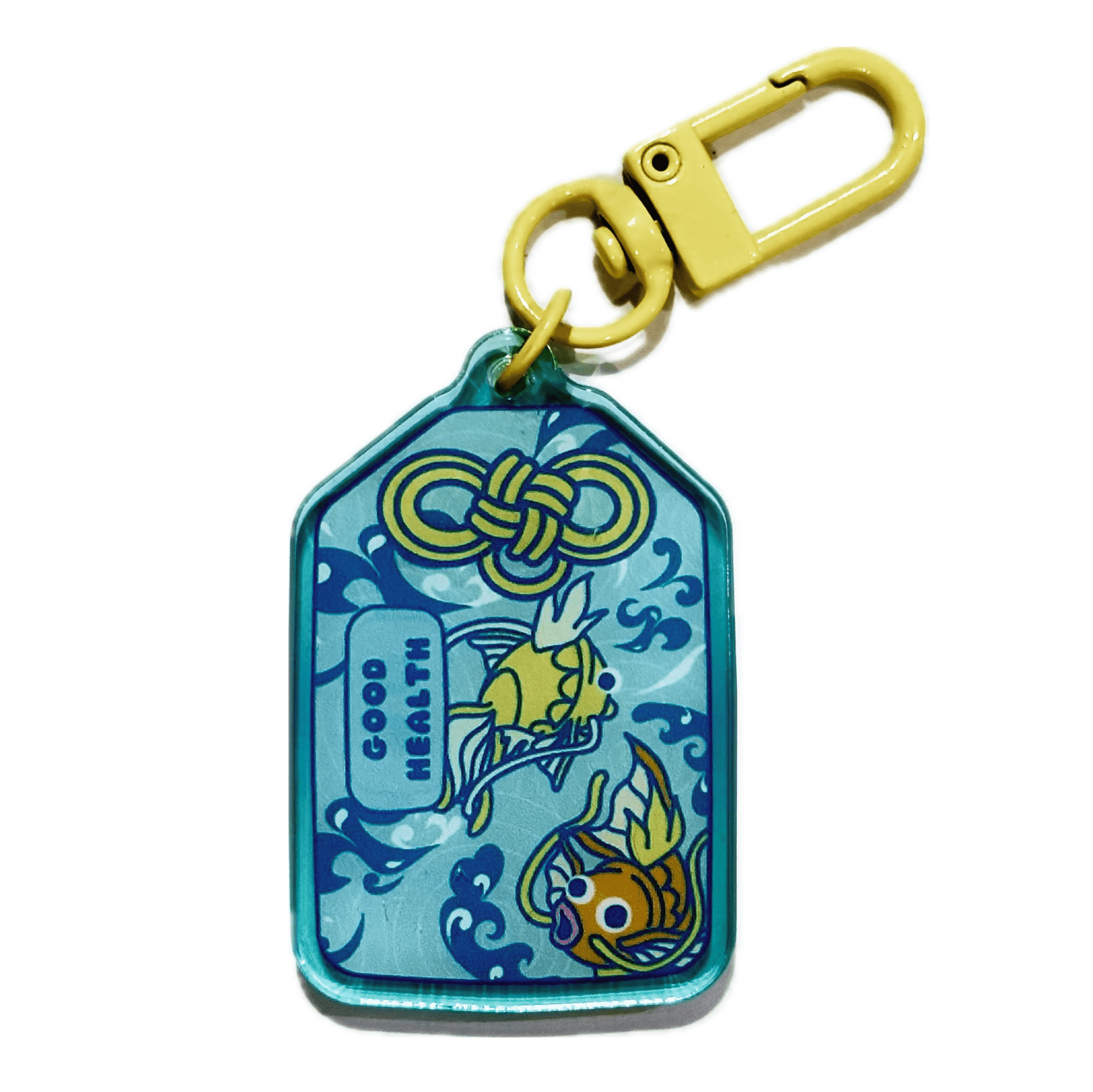 Pinbuds Charms & Keychains Omamori Karp fish (Double Lucky) acrylic charm keychain