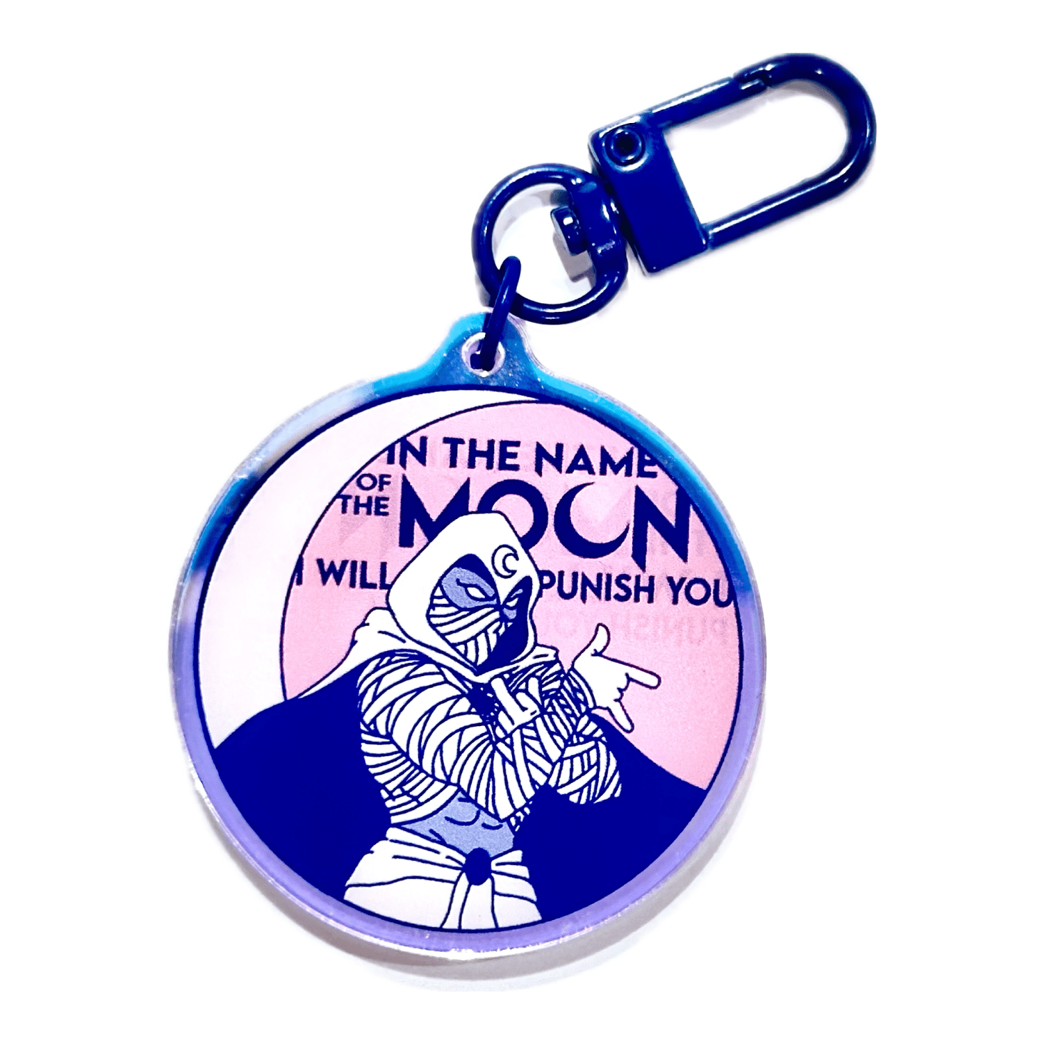 Pinbuds Charms & Keychains Sailor moon knight – In the name of the moon I will punish you acrylic charm keychain