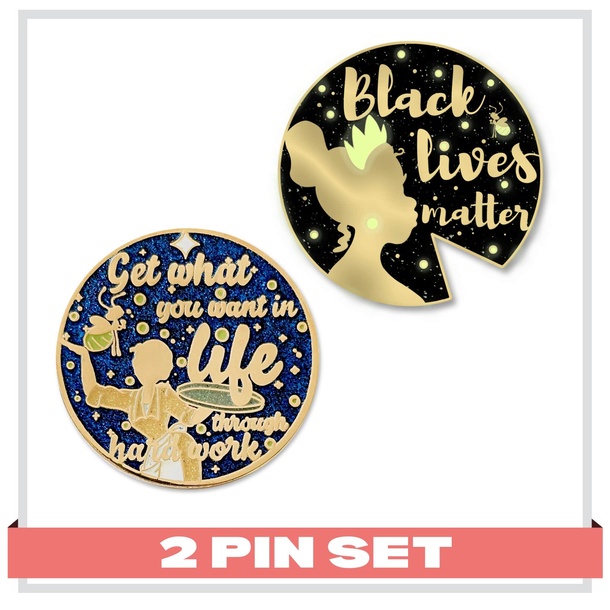 lemeownade Princess Frog (2 Pin Set)