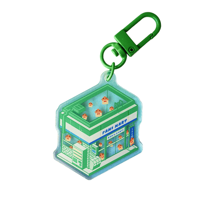 Green Konbini Store Acrylic Charm