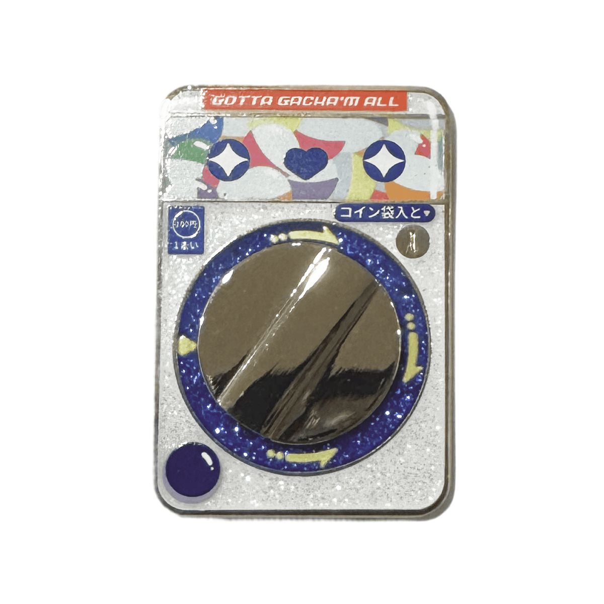Gacha Spinner Enamel Pin