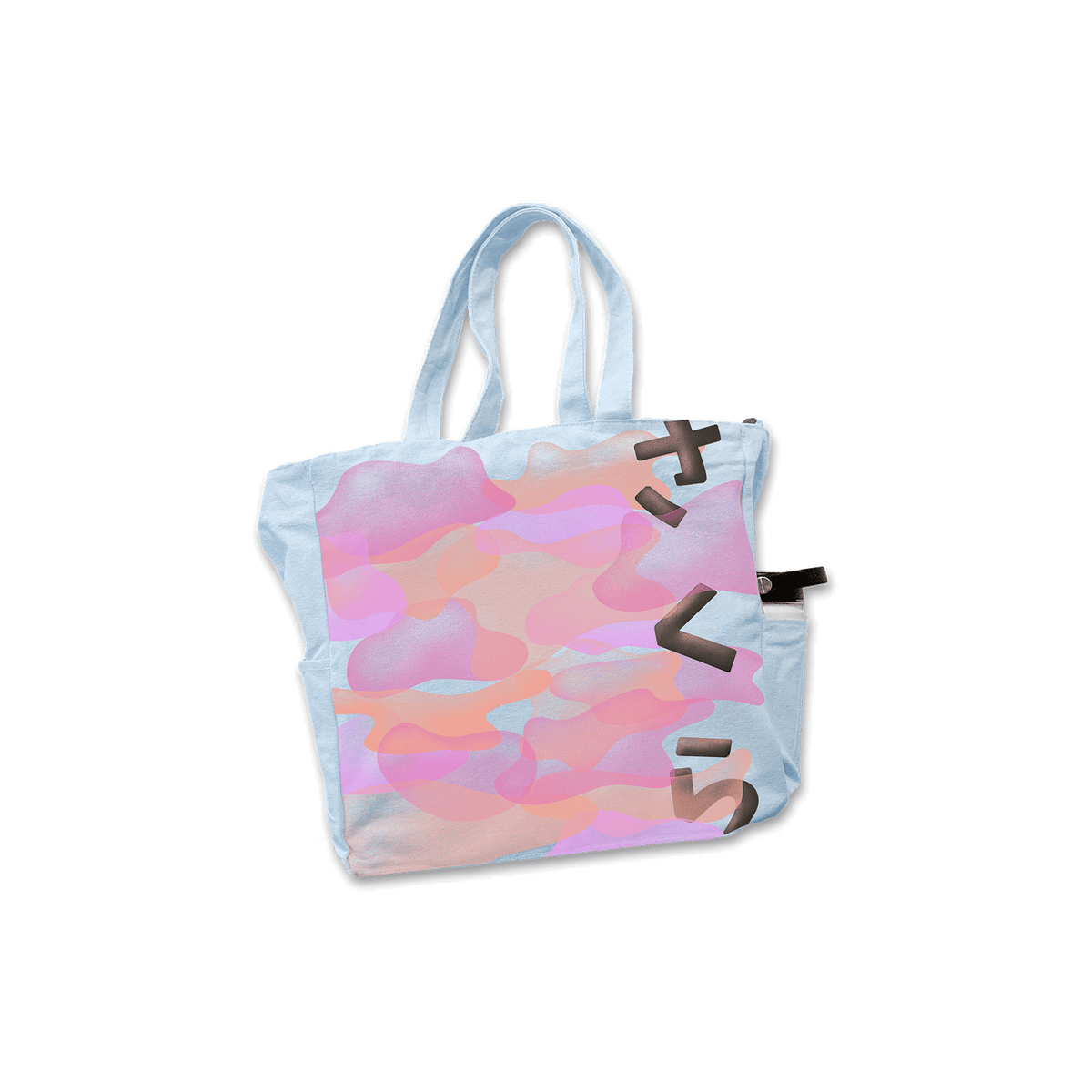 Pastel Wave Tote Bag by Pinbuds