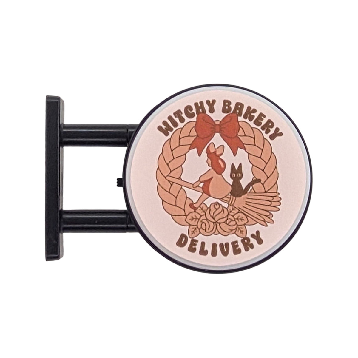 Bakery Delivery Magnet Light by Pinbuds, in daylight, unlit