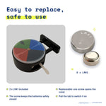Castle Door Magnet Light by Donburee x Pinbuds, easy to replace and safe to use battery
