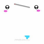 White Bread Clip by Pinbuds, flat artwork