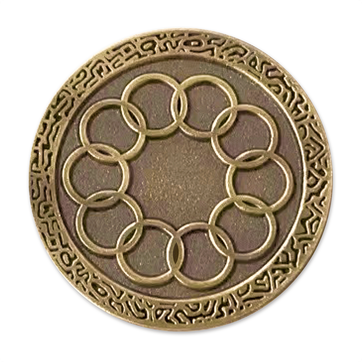 Ten Rings Pin