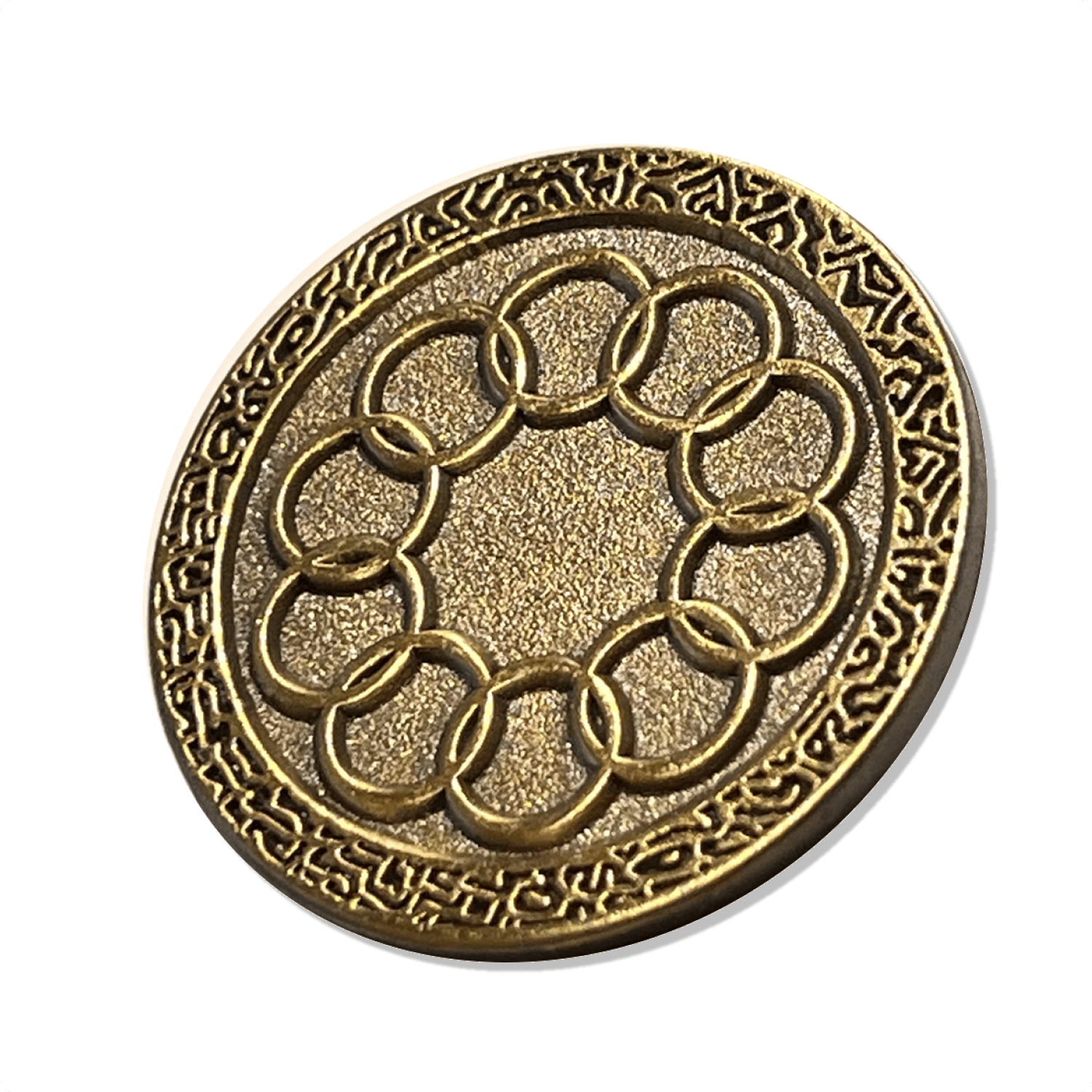 Ten Rings Pin
