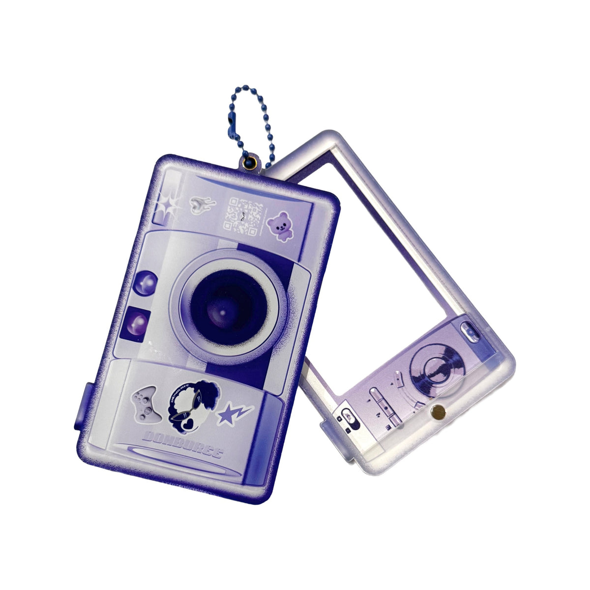 Digi Cam Photocard Holder by Pinbuds, back of the photocard holder