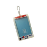 Gacha Machine Photocard Holder by Pinbuds, front of the photocard holder