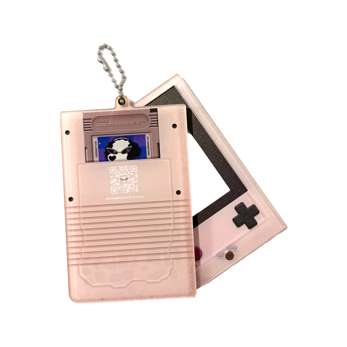 Game Console Photocard Holder by Pinbuds, back of the photocard holder