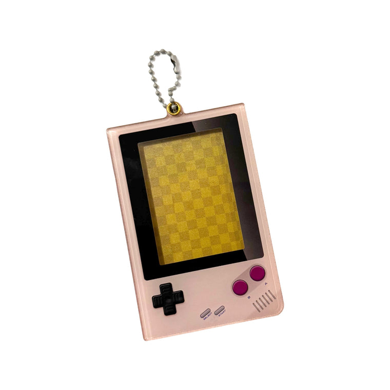 Game Console Photocard Holder by Pinbuds, front of the photocard holder