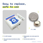 Gamer Mart Magnet Light by Donburee x Pinbuds, easy to replace and safe to use battery