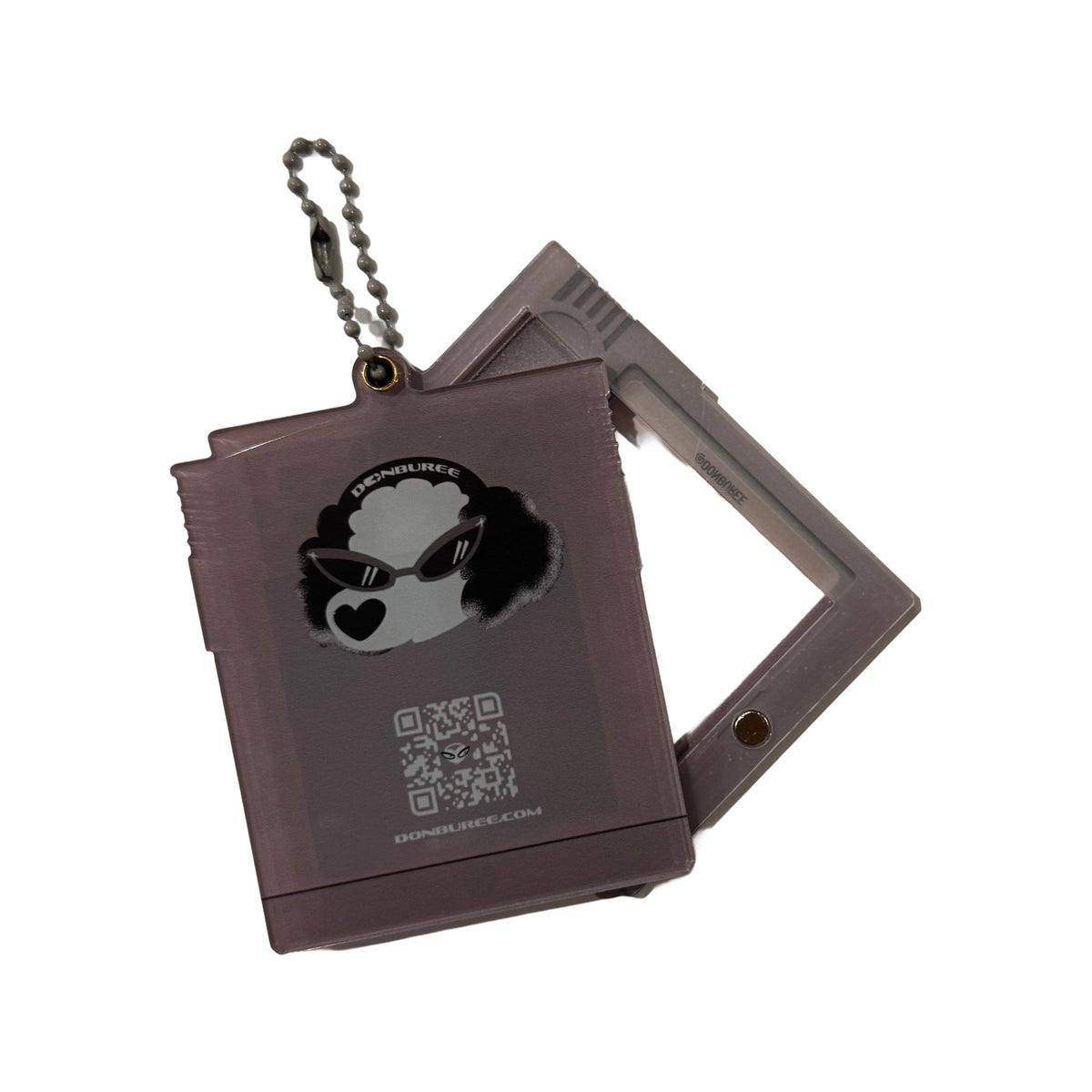 Game Cartridge Photocard Holder by Pinbuds, back of the photocard holder