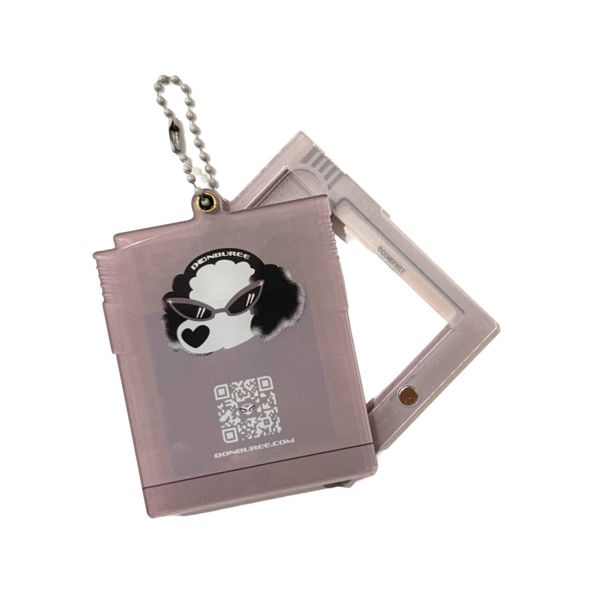 Game Cartridge Photocard Holder by Pinbuds, back of the photocard holder
