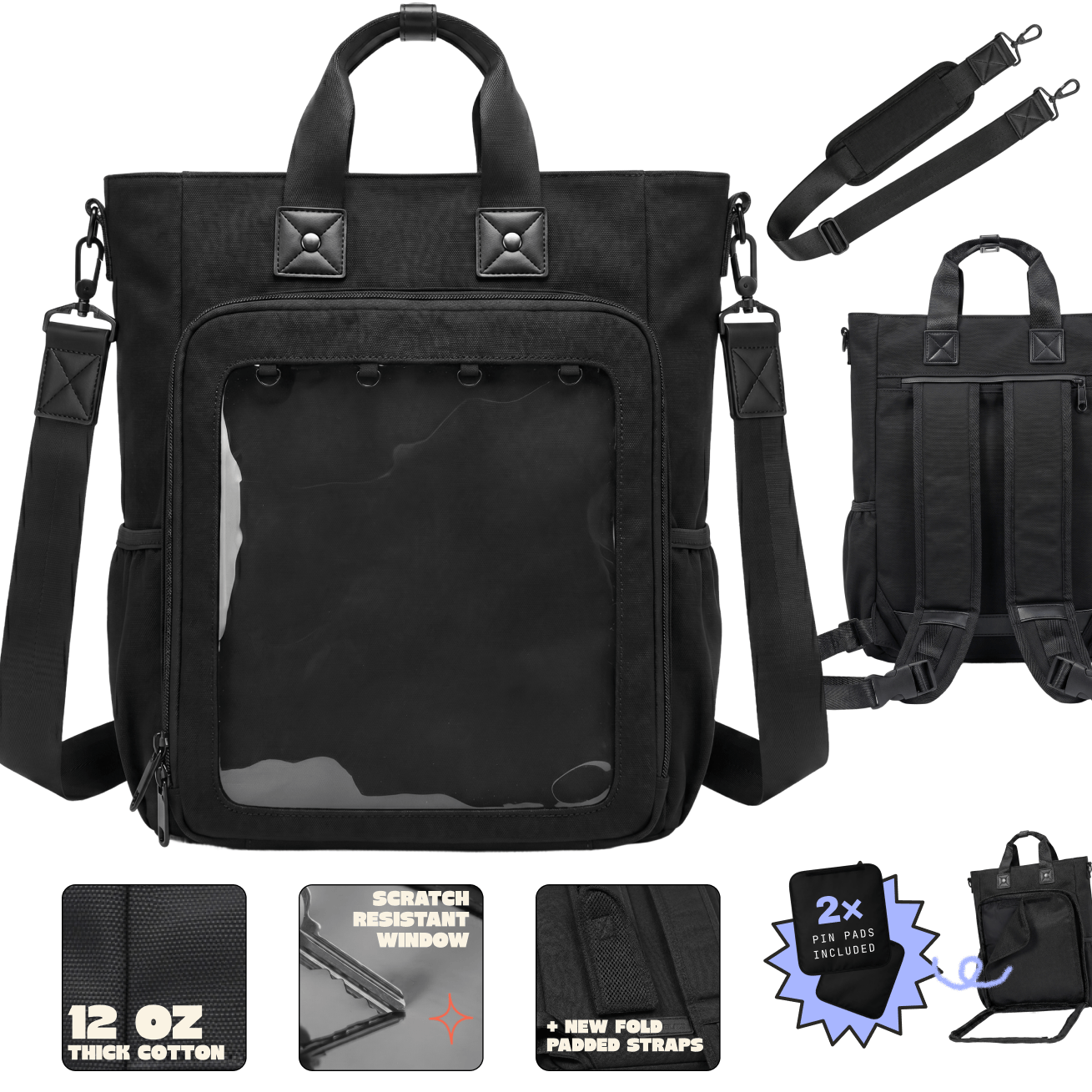15" 3-Way Shapeshift Backpack Thick Cotton 2026 v10 Version (Pre-Order September 2026)