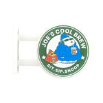 Joe's Cool Brew Magnet Light by Pinbuds, in daylight, unlit