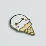Baymelt enamel pin, black plating