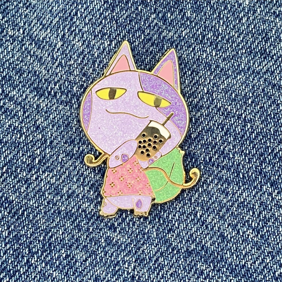 Bob-A-Saur enamel pin, hard enamel