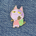 Bob-A-Saur enamel pin, hard enamel