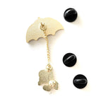 Conscience Cricket enamel pin, gold plating