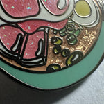 Hamyo enamel pin, hard enamel