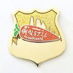 Hustle Sweetheart Spinner enamel pin, hard enamel
