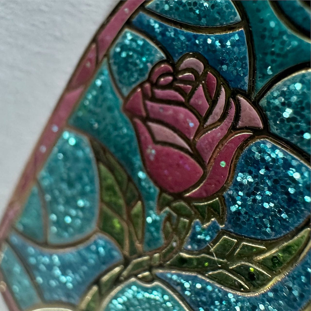 Magic Rose enamel pin, hard enamel