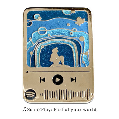 Mermaid Music Code Pin