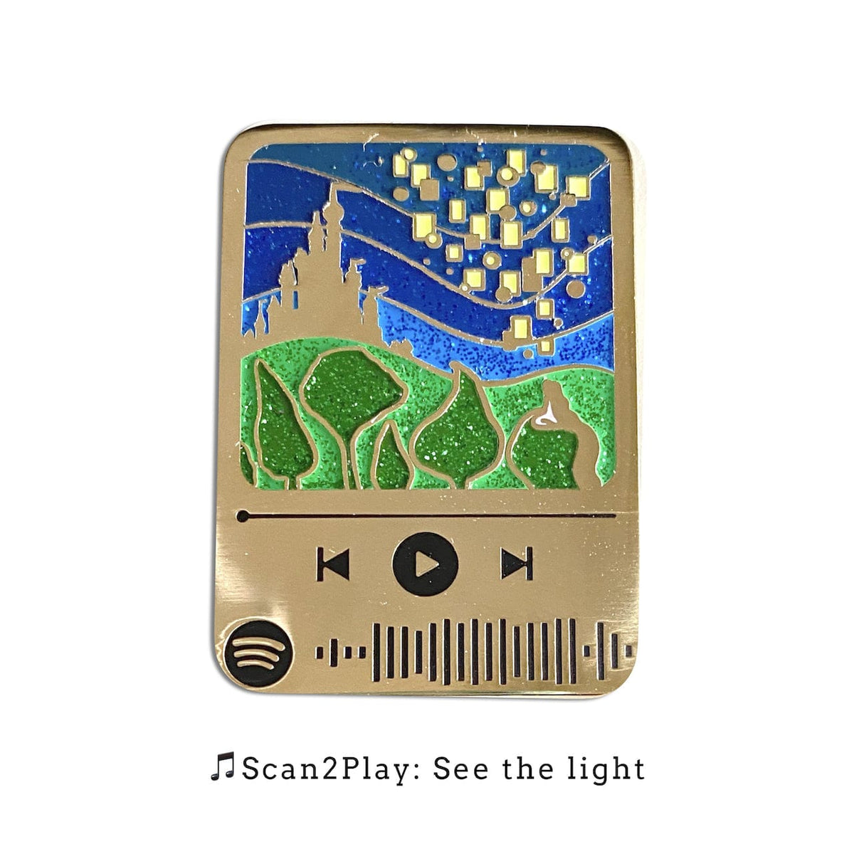 Beast Music Code enamel pin, designed in Sydney