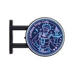 Limitless Frojo Cafe Magnet Light by Pinbuds, in daylight, unlit
