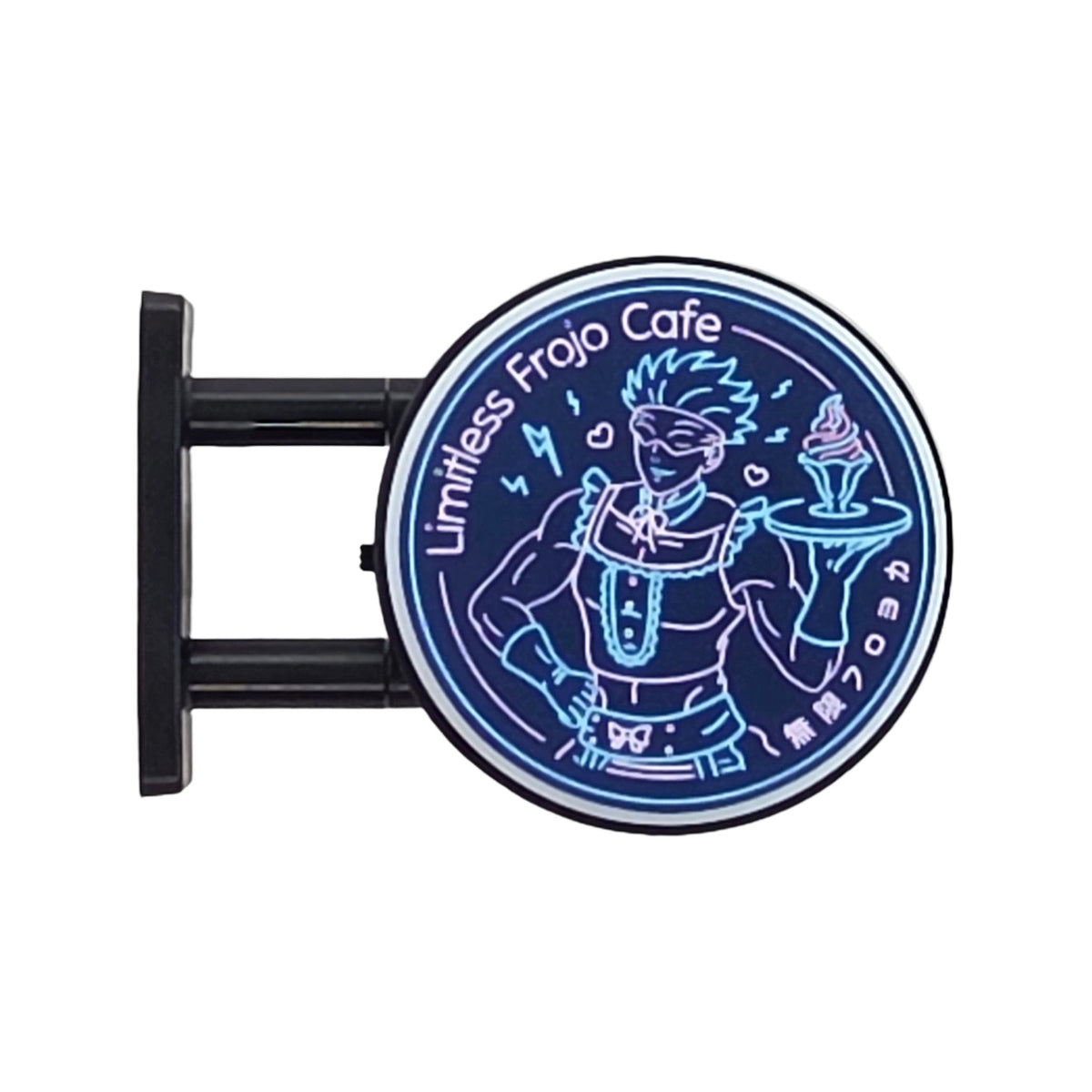 Limitless Frojo Cafe Magnet Light by Pinbuds, in daylight, unlit
