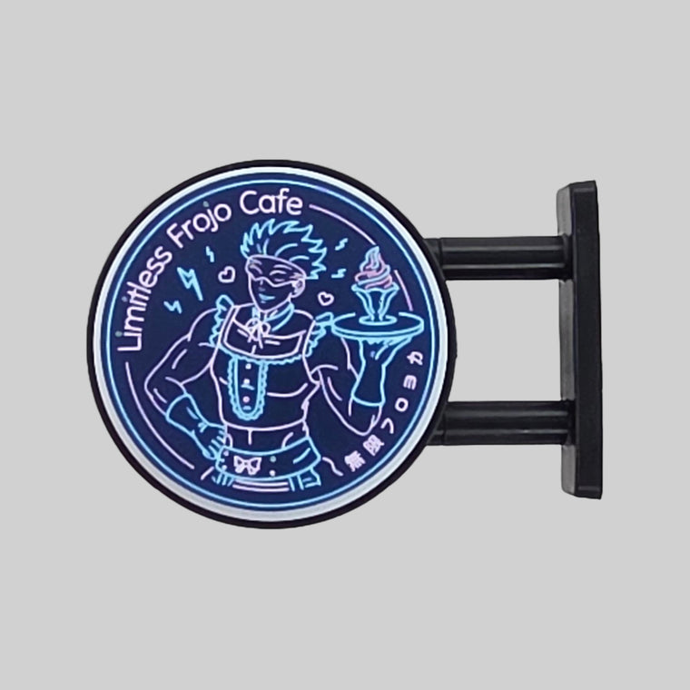 Limitless Frojo Cafe Magnet Light by Pinbuds, front view