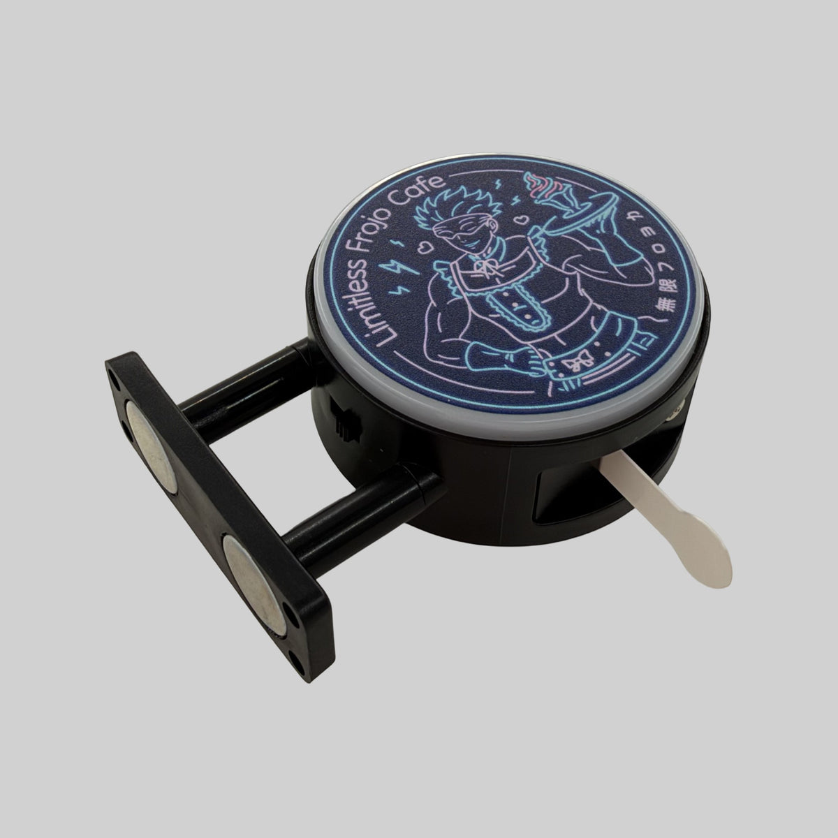Limitless Frojo Cafe Magnet Light by Pinbuds, angled view 1 of 2