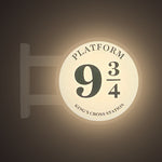 Magic Platform Magnet Light by Pinbuds, lit up in the dark