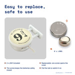 Magic Platform Magnet Light by Donburee x Pinbuds, easy to replace and safe to use battery