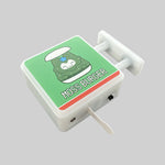 Moss Burger Magnet Light by Pinbuds, angled view 2 of 2