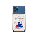Bottega Beagle MagSafe Phone Wallet by Donburee x Pinbuds, angled view 1 of 5