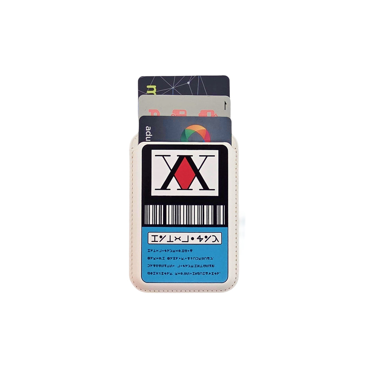 Hunter Pass MagSafe Phone Wallet by Donburee x Pinbuds, holding cards