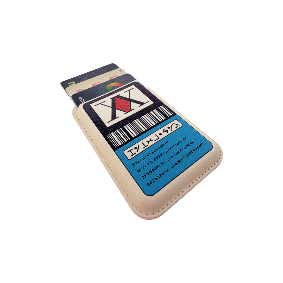 Hunter Pass MagSafe Phone Wallet by Donburee x Pinbuds, angled view 4 of 4