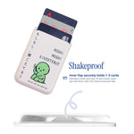 Moshi Moshi MagSafe Phone Wallet by Donburee x Pinbuds, shake test showing it stays put