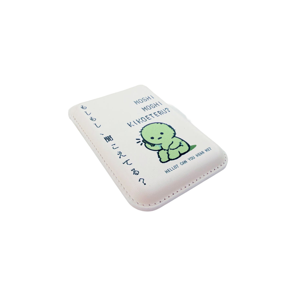 Moshi Moshi MagSafe Phone Wallet by Donburee x Pinbuds, angled view 2 of 6