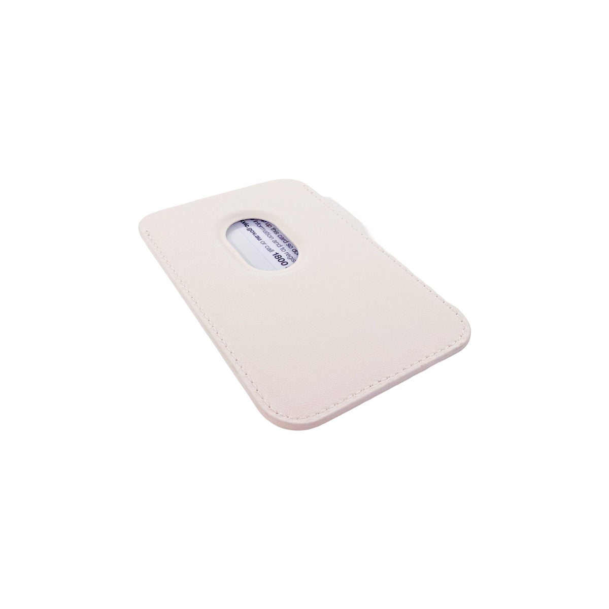 Moshi Moshi MagSafe Phone Wallet by Donburee x Pinbuds, angled view 5 of 6