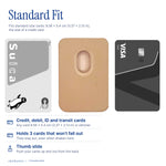 MYKItty MagSafe Phone Wallet by Donburee x Pinbuds, fits a standard card and phone