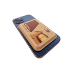 MYKItty MagSafe Phone Wallet by Donburee x Pinbuds, angled view 3 of 4