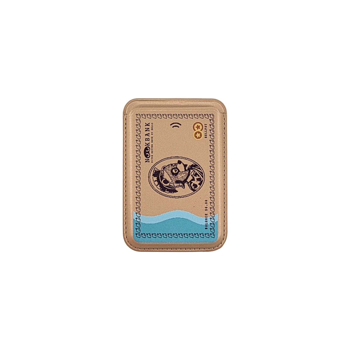 Nookbank MagSafe Phone Wallet by Donburee x Pinbuds, front view