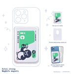 Penguin IC MagSafe Phone Wallet by Donburee x Pinbuds, main product photo