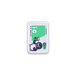 Penguin IC MagSafe Phone Wallet by Donburee x Pinbuds, front view